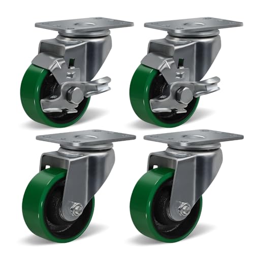 NINOSO Caster Wheels, 3