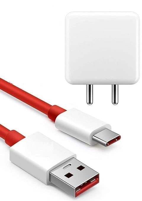 Image of Original 65W Fast Charger with USB Type-A to Type-C Cable Compatible with OnePlus 10, 10 Pro, 10T Quick & Safe Charging