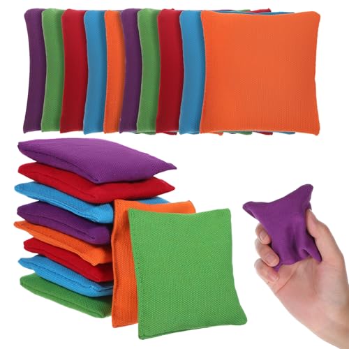 Toddmomy Small Bean Bag Toss Game 20pcs Set Sturdy Easy to Clean for Boys and Girls Party Games Yard Activities