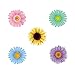 CC HOME flower Party Decoration,25CT Flower Cupcake Toppers for Girl,Boys Baby Shower,Birthday Pary