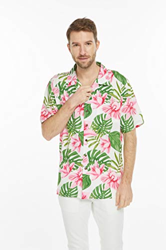 Image of Hawaii Hangover Family Matching Hawaiian Clothes, Lotus & Orchid | Family matching Hawaiian outfits, Lotus & Orchid, lightweight rayon, machine washable, tropical floral print, luaus, cruises