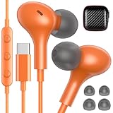 Écouteurs magnétiques USB-C : chaque écouteur a un aimant puissant intégré à l'arrière, ce qui les rend faciles à enrouler et à utiliser sans s'emmêler. Lorsque vous ne vous en servez pas, les aimants peuvent empêcher les écouteurs USB C de glisser de votre cou ; il suffit de les accrocher autour de votre cou