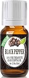 Black Pepper 100% Pure, Best Therapeutic Grade Essential Oil - 10ml