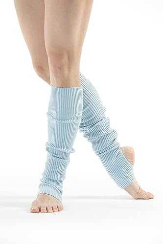 Image of Leg Warmers & Socks for Women's Dance & Yoga - Open Toe & Heel - Eighty's 80s Ribbed Party & Sports Socks