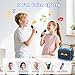 Mini Karaoke Machine Toys Gifts,Kids Portable MP3 Player with 2 Wireless Microphone and LED,Christmas Birthday Gifts for Girls Boys 3 4 5 6 7 8+ Year Old (Blue)