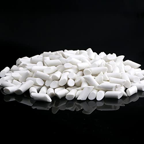 Gangou 2 LBS (3/16" X 3/8") Lbs Rock Tumbling Ceramic Filler Medi Rock Tumbling Ceramic Filler Media Non- Abrasive Ceramic Pellets thumb #2