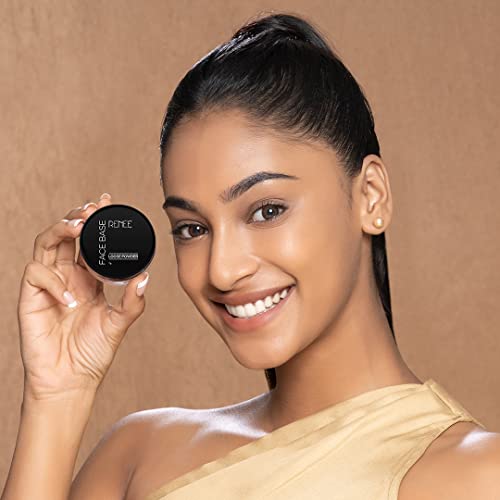 Image of RENEE Face Base Loose Powder - Mellow Beige, 7gm | Non Sticky, Weightless Matte Finish, Excellent Payoff, Enriched with Vitamin E