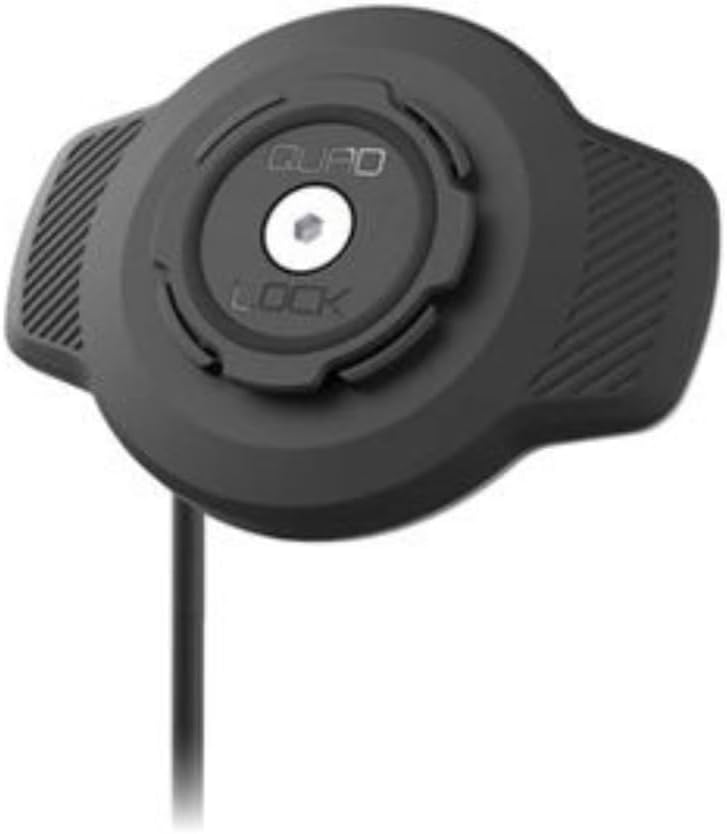 Quad Lock USB Waterproof Wireless Charging Head for Motorcycle and 360 Range