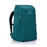 Zeeksack The Organizer - Backpack Ligh Blue 20L - Water-Resistant Carry On Travel Bag with Laptop Compartment, Removable Dividers & Smart Pockets for Hiking, Camping, Airplanes, Weekend Trips