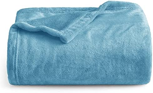 Oxford Homeware Fleece Blanket Sofa Throw Cuddly Reversible Soft Throws for Bed, Couch, Settee, Travel Lightweight and Breathable Blanket fit All Season (Brown, Throw/Single)