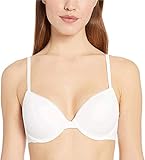Calvin Klein Women's Constant Convertible Strap Lightly Lined Demi Bra Bra, -white, 34B