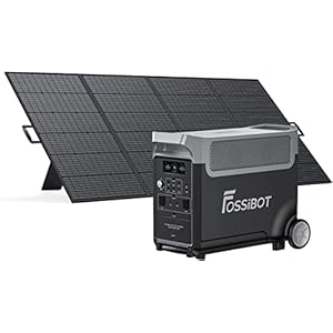 FOSSiBOT F360000 Solargenerator, 3840Wh LifePO4 batterij met 3600W AC-uitgangen (7200W piek),