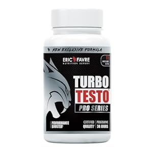 BOOSTER MUSCULATION Turbo Testo Pro Series – Puissance Maximale – Boost les Performances – Puissance, Endurance, Entretient Musculaire, Prise de Masse – Programme 30J -Laboratoire Français Eric Favre