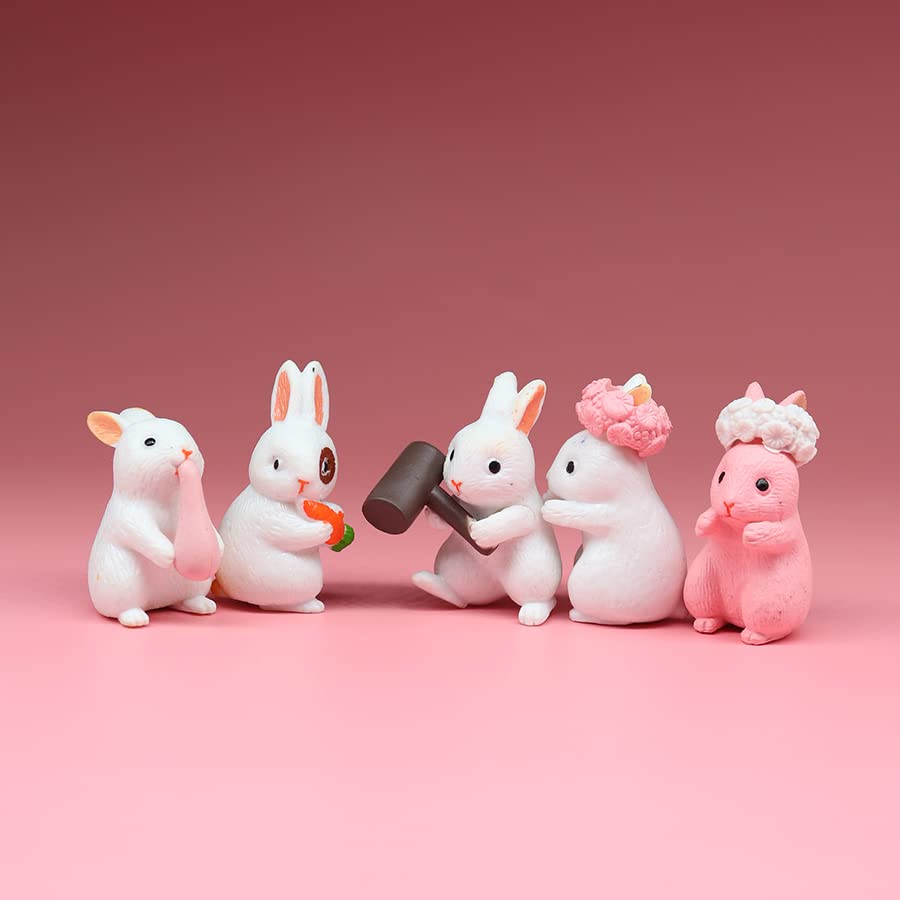 Amazon.co.jp: バニー ミニ動物フィギュア 可愛い 動物 うさぎ 激カワ