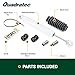 Quadratec OE Steering Stabilizer - Fits Jeep Wrangler JK & Unlimited 4-Door 2007-2018 - Built to Original Specifications - Plug & Play Replacement