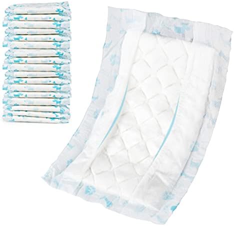 Leopinky Disposable Dog Diaper Booster Pads XS - 100 Count, Dog Diaper Liners for Male & Female Dogs, Inserts fit Most Puppy Diapers - Pet Belly Bands and Male Dog Wraps