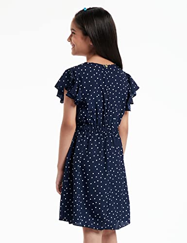 Image of A.T.U.N. All Things Uber nice Girl's Polyester Fit & Flare Dress