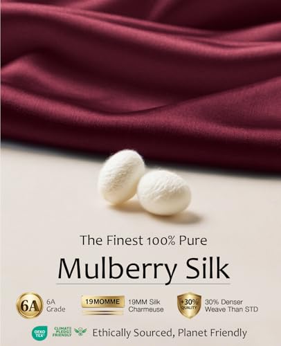 Image of MANSPHIL 100% Real Mulberry Silk Pocket Square for Men, 11x11 Inch Solid Handkerchiefs, Multi Colors