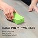 XKDOUS 6PCS Diamond Hand Polishing Pads,60/100/200/400/600/1000 Diamond Sanding Pads Tile Tools Polishing Pad Sanding Block Polishing for Ceramic Tile Glass Stone Marble Granite Metal Grinding