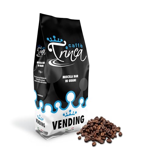 6 Buste Confezioni 1 Kg Caffe' Trinca In Grani Miscela Vending