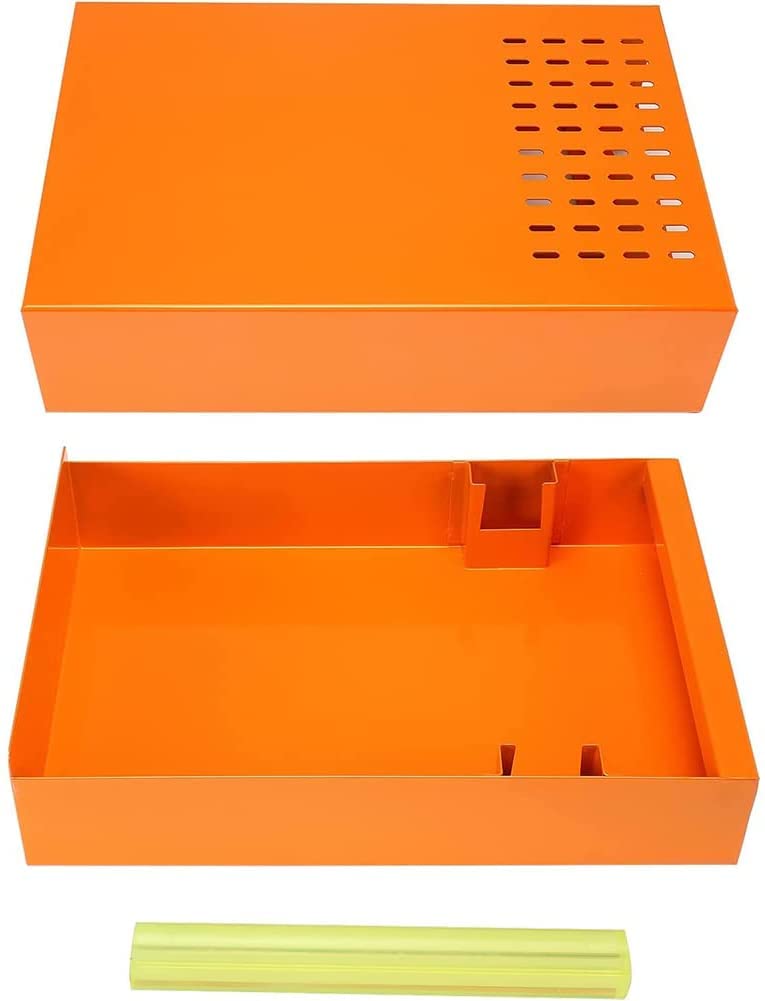 Knock Box per caffè, Cassetto per caffè Espresso Contenitore per Fondi di caffè in Acciaio Inossidabile con Barra di Battuta e cassetto Staccabile per caffè Ristorante Home Bar(Ara