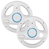 Top Souls Mario Kart Racing Wheel for Nintendo Wii - 2 Pack Original White
