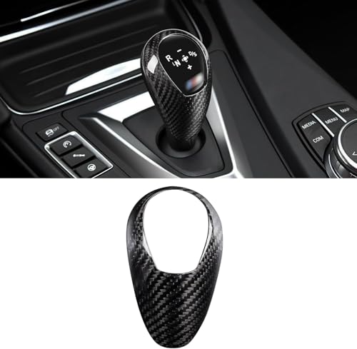 Zorratin Carbon Fiber Gear Shifter Knob Cover Shell Sporty Trim Decal for BMW M M2 M3 M4 M5 M6 X5M X6M F80 F82 F83 F87 2011-2020