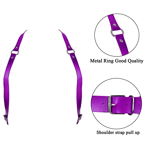 Men's Leather Body Harness Punk Chest Belt Adjustable Gothic Carnival Halloween Dance Costume Accessories3