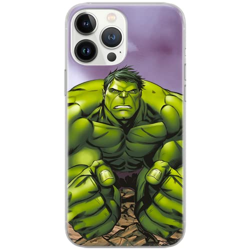 ERT GROUP Funda para teléfono móvil de para iPhone 13 Pro MAX Original y con Licencia Oficial de Marvel con diseño Hulk 005 Perfectamente Adaptada a la Forma del teléfono móvil, Funda Hecha de TPU