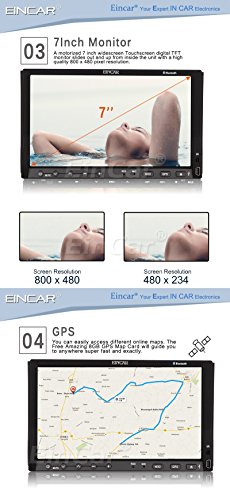 EINCAR 2017 più Basso Rumoroso da 7 Pollici Doppio...