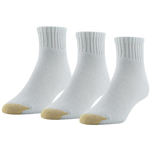 GOLDTOE Men's Ultra Tec Performance Ankle Socks, 3-Pairs