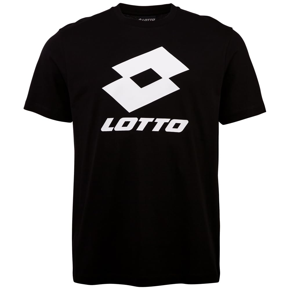 Lotto Men's T-Shirt, Caviar, L