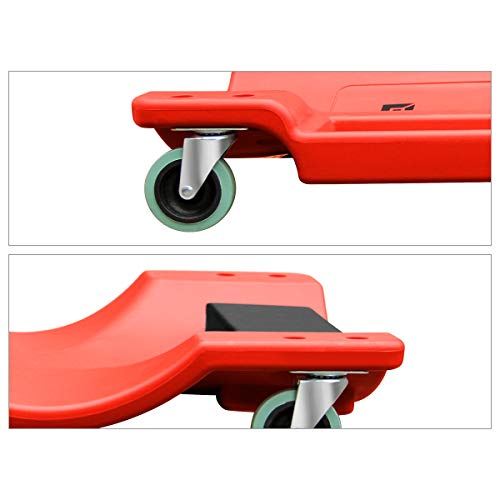 Dna Motoring Tools-00005 Heavy Duty Concave Shape Low Profile Automotive Creeper W/Padded Headrest #TOP3