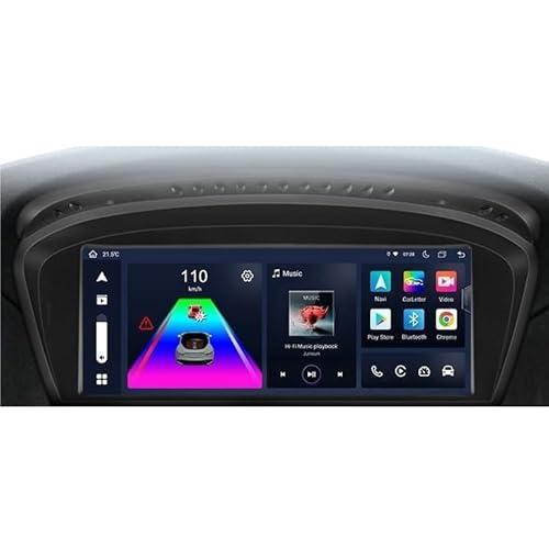 ���C�����X carPlay �A���h���C�h�����\�� �p��BMW 5�V���[�Y�p���C�����XCarplay�I�[�g�J�[���W�I�}���`���f�B�A(4G 4-64GB CCC With 360 Camera)