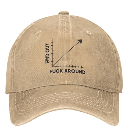 Casquette denim graphique mathématiques unisexe en coton