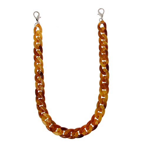 Yajiun - Maniglia per borsa a mano, in resina, 60 cm