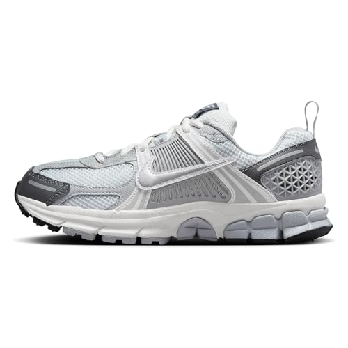Nike Vomero 5 Big Kids' Shoes (HF6998-002, Pure Platinum/Summit White/Dark Grey/Metallic Silver) Size 5.5
