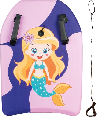 Planche de Bodyboard EPS 64 cm avec Poignées, Design Enfant Sirène et Pirate, Modèle Aléatoire