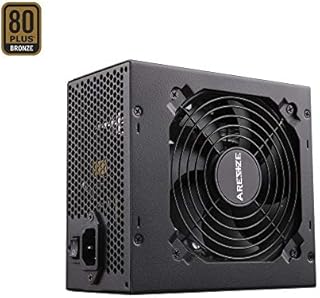 GOLDEN FIELD ARESZE 650W Semi Modular 80 PLUS Bronze ATX PC Power Supply Unit 650W PSU With Low Noise Fan For Desktop Computer PC