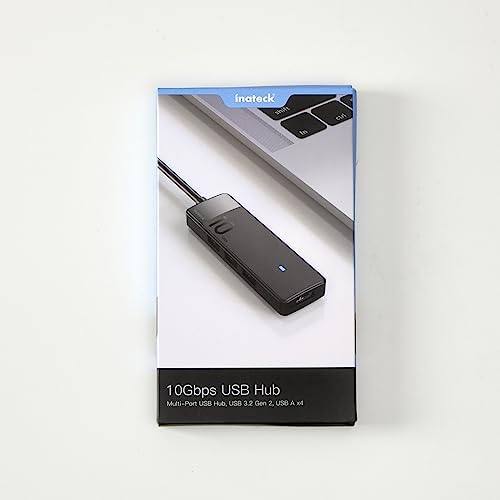 Inateck USB 3.2 Gen 2 prędkości, hub USB-C na USB z 4 portami USB-A, HB2025