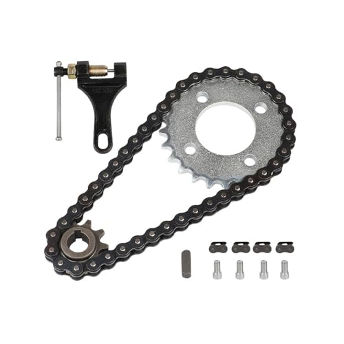 420 Chain 25T Tooth 48MM Front Rear Sprocket Gear For 110cc 125cc 140cc Motorcycle Pit Dirt Bike ATV Buggy Go Kart Quad Parts(Si