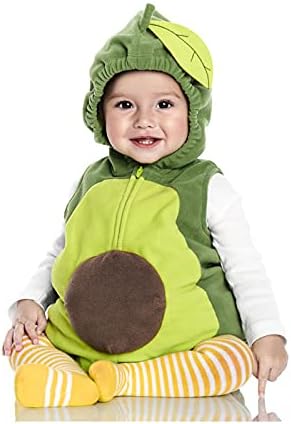 NANYKNIGHTY Infant Baby Girls Boys Fall Clothes Cute Avocado Romper Short Jumpsuit Hoodie Oversized Sweater Stripe Stockings