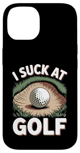 I Suck At Golf Joke ʔSt s Ȓj St X}zP[X iPhone 14 p