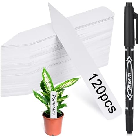 Darfukei 120PCS Plant Labels Cover