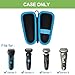ALKOO Beard Trimmer Case Compatible with Braun Electric Series 3/5/ 3040s/ 3010S/ 5018s/ 5140s Razor, Holder for Rechargeable Wet & Dry Foil Shaver for Men Hair Face, Cutter Head Bag - Box Only