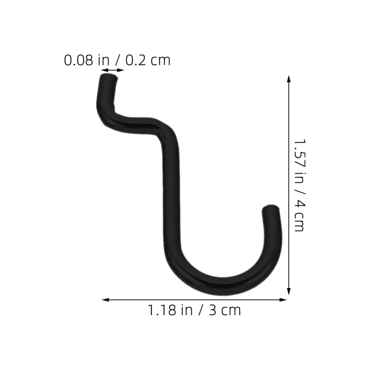 MUSISALY 12Pcs Heavy Duty Pegboard Hooks for Tool Storage Reliable Load Support and Enhanced Stability Easy Installation for Garage and Workshop Organization