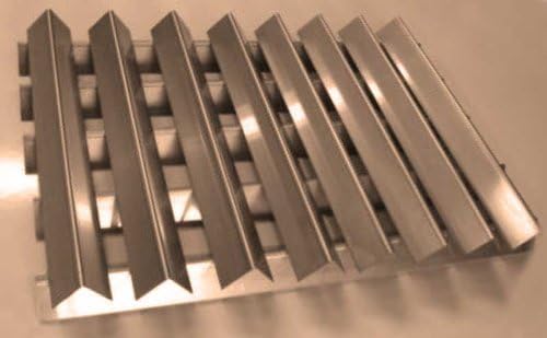 RiversEdge ProductsStainless Flavorizer Bars, Set of 13, 16 Gauge, 7538, 15.88" 23.38", Made in USA