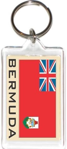 Acrylic KeyChains KeyRings Holders - Americas Grp 1 (1-Pack, Country: Bahamas) image 4