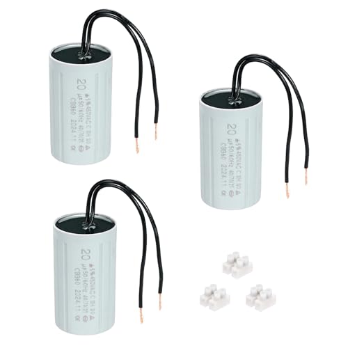 Condensateur 20uF CBB60 pour résoudre les problèmes de démarrage de pompe et lave-linge