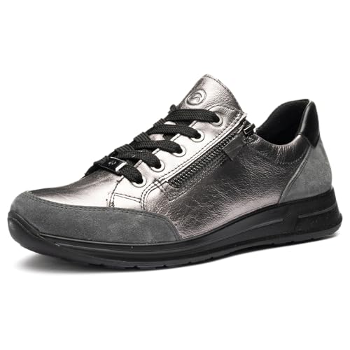 bambù ARA Osaka 2.0, Scarpe da Ginnastica Donna, Nero Grafite, 37 EU Larga